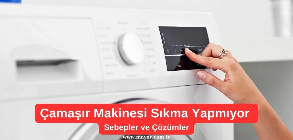 Frigidaire Çamaşır makinesi su boşaltıyor sıkma yapmıyor